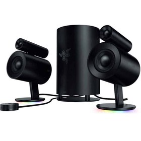 تصویر اسپیکر گیمینگ ریزر Nommo Pro 2.1 Razer Nommo Pro 2.1 RGB Gaming Speakers