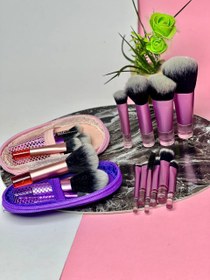 تصویر ست براش مینی ۱۰تکه - مشکی 