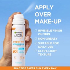 تصویر اسپری ضد آفتاب صورت SPF50 