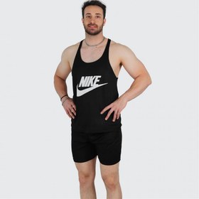 تصویر تاپ مردانه بند نازک سوزنی نایک 