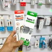 تصویر کابل فست شارژ دیتا پلاس Type C ظرفیت ۶ آمپر 