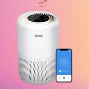 تصویر دستگاه تصفیه هوای Levoit آمریکا مدل Core 200S Levoit H13 HEPA Air Purifier with Air Filter, Effective Against Pollen and Mold Odors, Suitable for Up to 35 m², CADR 170 m³/h, Timer Function, Sleep Mode, App Control, Night Light