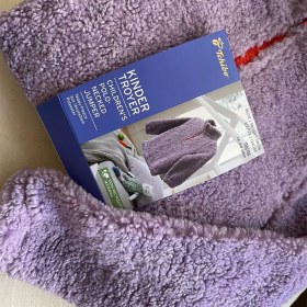 تصویر پلیور پشمی نیم زیپ بنفش بچگانه چیبو 