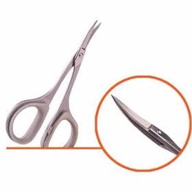تصویر قیچی ابرو سر کج AF102 ورژن Vergen Af102 Eyebrow Scissors