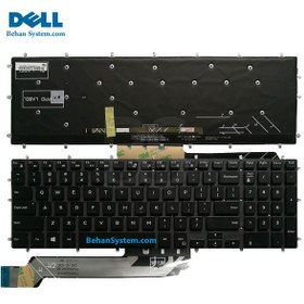 تصویر کیبورد لپ تاپ DELL Inspiron 7565 