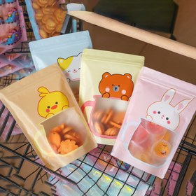 تصویر زیپ کیپ حیوانات شفاف 