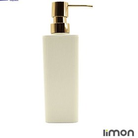 تصویر جا مایعی لیمون مدل 2160 چهارگوش شیاردار گنجایش ۴۰۰ سی‌سی 