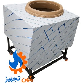 تصویر تنور گلی استیل 