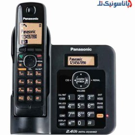 تصویر گوشی تلفن بی سیم پاناسونیک مدل KX-TG3811 ا Panasonic KX-TG3811 Cordless Phone Panasonic KX-TG3811 Cordless Phone