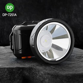 تصویر چراغ قوه پیشانی هدلایت شارژی DP.LED DP-7251A DP.LED Light DP-7251A Headlight