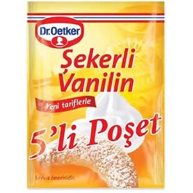 تصویر پودر وانیل شکری دکتر اوتکر Dr.Oetker تعداد 5 بسته 5 گرمی 