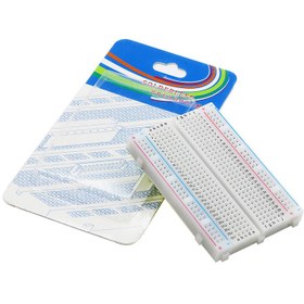 تصویر برد بورد مینی ۴۰۰ سوراخ مدل MB-102 سایز ۵.۵ * ۸.۵ سانتی متر 