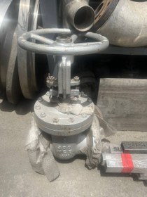 تصویر شیر کشویی 6 اینچ کلاس 300 جنس بدنه WCB, جنس دسته F6, و دیسک F6 , ,وسیت HF کپی GATE VALVE 6"#300 RF BODY SA216WCB, STEM F6, DESK F6 , SEAT HF