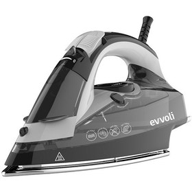 تصویر اتو بخار ایوولی مدل H2400B-W EVVOLI EVIR-H2400B-W Steam Iron
