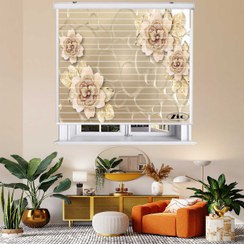 تصویر پرده زبرا زیو مدل 3D-1001 سایز 200x200 سانتی متر 