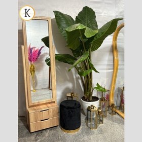 تصویر آینه قدی دو کشو 