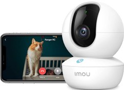 تصویر دوربین امنیتی هوشمند Imou مدل Ranger RC (بار آمازون) Imou 2K WiFi Security Camera Indoor with AI Human/Sound/Motion Detection, 360° Baby Monitor Pet Camera with One-Touch Call, Smart IR Night Vision, Siren, Smart Tracking, 2-Way Talk,