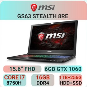 تصویر لپ تاپ ام اس آی مدل GS63 Stealth 8RE-010US ا Laptop MSI GS63 Stealth 8RE-010US Laptop MSI GS63 Stealth 8RE-010US