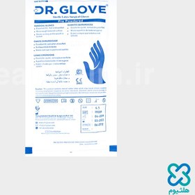 تصویر دستکش جراحی لاتکس استریل سایز ۶/۵ پودر دار DR. GLOVE 