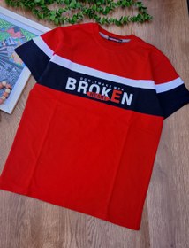 تصویر تی شرت پسرانه طرح بروکین 