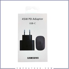 تصویر شارژر 45 وات سامسونگ اصلی مدل EP-TA845 Samsung 45W USB-C PD Charger EP-TA845