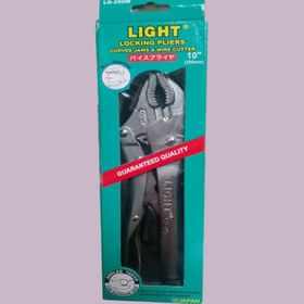 تصویر انبر قفلی لایت مدل LG-250M سایز 10 اینچ Light Locking Pliers LG-250M 10 Inch