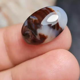 تصویر نگین سنگ عقیق معدنی کد 27264 