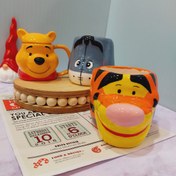 تصویر ماگ دیزنی دست ساز طرح تایگر ایور و پو شکمو کد 1370 