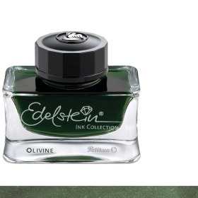 تصویر شیشه جوهر خودنویس Pelikan Edelstein Olivine سبز 