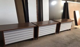 تصویر میز پیشخوان و کانتر ام دی اف mdf مدرن اهواز miz pishkhan mdf metal wood varnaseri