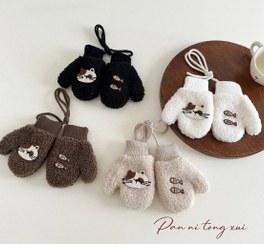 تصویر دستکش فانتزی ماهی و گربه وارداتی 