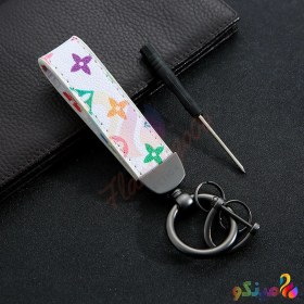 تصویر جاسوئیچی خودرو مدل مونوگرام طرح لویی ویتون کد w1 LOUIS VUITTON