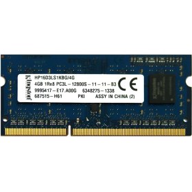 تصویر رم لپ تاپ 4 گیگابایت کینگستون DDR3L 1600 Kingston PC3L-12800 DDR3L 1600 4GB SODIMM