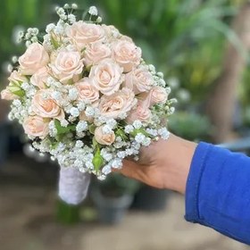 تصویر دسته گل عروس کد ۳۴ 