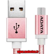 تصویر کابل تبدیل USB به microUSB ای دیتا مدل Reversible Aluminum به طول 1 متر ا ADATA Reversible Aluminum USB To microUSB Cable 1m ADATA Reversible Aluminum USB To microUSB Cable 1m