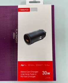 تصویر شارژر فندکی 30 وات TRANYOO مدل T-C26 TRANYOO cigarette lighter charger model T-C26