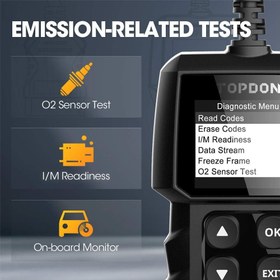 تصویر دیاگ خودرو OB2 برند TOPDON TOPDON OBD2 Diagnostic Tool AL300 Car Universal Vehicle Fault Code Reader with Full OBD2 Functions Read and Clear Codes to Turn Off Check Engine Light