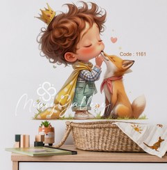 تصویر استیکر دیواری اتاق کودک مینوی گالری کد 1161 