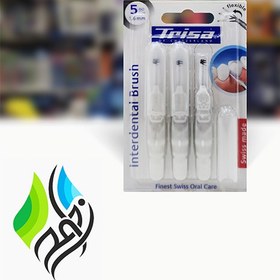 تصویر براش بین دندانی تریزا پروفشنال 1.6 ایزو پنج Trisa Interdental Brush Flexible ISO 5 Size 1.6mm