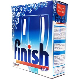 تصویر نمک ماشین ظرفشویی فینیش 2 کیلویی finish 