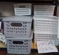 تصویر سبد درب دار سایز متوسط پلاستیکی 