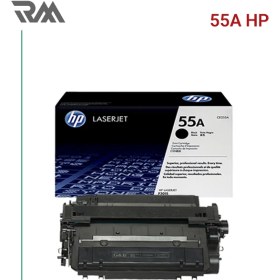 تصویر کارتریج تونر لیزری مشکی اچ‌پی مدل HP 55A 