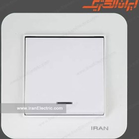 تصویر کلید و پریز ایران الکتریک مدل ارس iran electric aras model