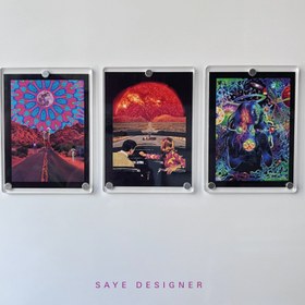 تصویر پک 3 عددی قاب عکس مگنتی 