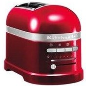 تصویر توستر قرمز Artisan 2 برش دستگاه سرخ کردن نان آب نبات Apple Eca Kitchenaid 