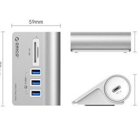 تصویر هاب 5 پورت USB3.2/SD/TF اوریکو مدل M3UT3 