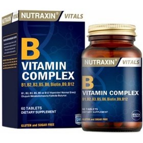 تصویر ویتامین ب کمپلکس نوتراکسین Nutraxin Vitamine B Complex Nutraxin Vitamine B Complex