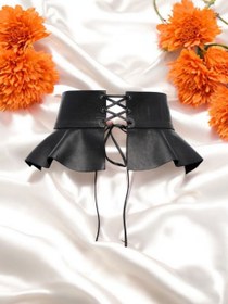 تصویر کمربند طرح دامن چین دار 