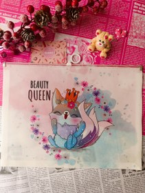 تصویر پوشه سایز A4 زیپی 