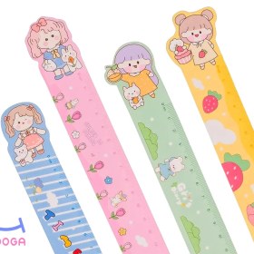 تصویر خط کش مگنتی طرح دختر 